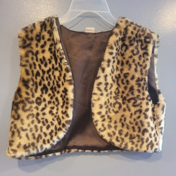 Kids Cheetah Faux Fur 2 pc - Picture 2 of 3